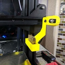gantry nozzle cleaning brush tool cleaning creality ender 3 cura ender3 ender 3 gcode hotend nozzle plugin ultimaker wiper 3d printer parts