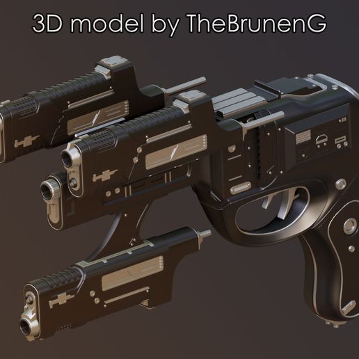 gantz 0 y-gun 3d print model 3D print model - Mito3D