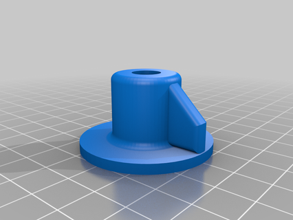 kk Hand Knopf 2 5 Schraube Loch verschiedene DIY 3d print model - Mito3D