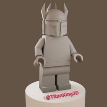 gar saxão Lego capacete Estrela guerras clone Soldado 3d print model - Mito3D
