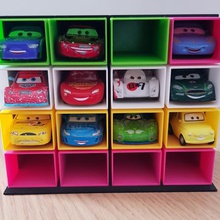 garage Trainer v2 Spiel Fahrzeuge Autos verschachteln cube Farben Dekoration Stauraum 3d print model - Mito3D
