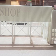 garage boutique 1 64 dioramas 3d print model - Mito3D