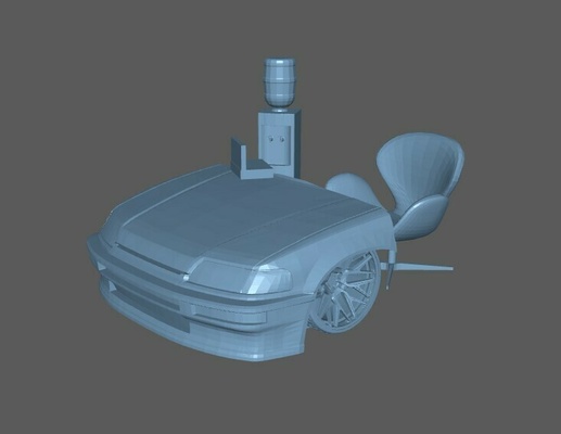 garage table ef pack 1 64 43 24 18 diorama dioroma jdm evo hot wheels 3d print model - Mito3D