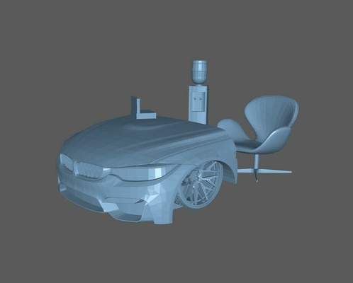 garage table m4 pack 1 64 18 24 43 diorama dioroma jdm evo hot wheels 3d print model - Mito3D