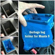 spazzatura sacchetto titolare supporto mazda 5 pulito sciocchezze settore automobilistico 3d print model - Mito3D