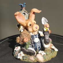 garden rabbit art scans replicas rabbits gardening 3d print model - Mito3D
