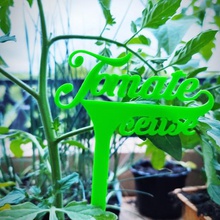 garden vegetable sign home 3d print model - Mito3D