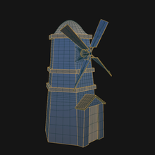 garden windmill home 3d print model - Mito3D