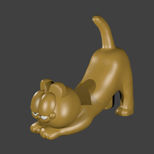 garfield cell phone holder various jannie cat cellular mascot pet stand 3d print model - Mito3D