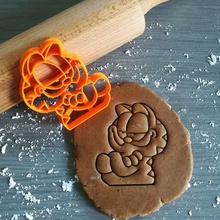 garfield cookie cutter animation baking dough shape kitchen bake cookies speculoos 3d print model - Mito3D