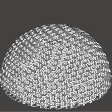 gargantua innere schwarze Loch interstellaren Architektur metamaterial tesseract interstellar schwarzen hypercube Hyperraum Gitter honeycomb Mathe-Kunst 3d print model - Mito3D