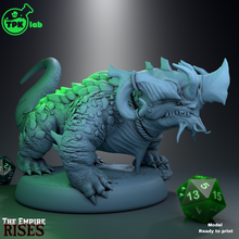 devasa Drake oyun ttrpg rpg masaüstü minyatür minyatürler d dnd Zindanlar ejderhalar fantezi Ejderha kertenkele Dinozor yaratık canavar 3d print model - Mito3D