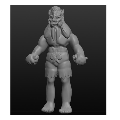 gargoyle çeşitli fantezi ork ogre warcraft warhammer kahraman 3D print model - Mito3D