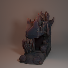 gargoyle dungeon entrance 3d print model - Mito3D