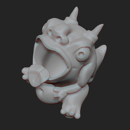 gargoyle çöp olabilir gadget Çöp Kutusu 3D print model - Mito3D