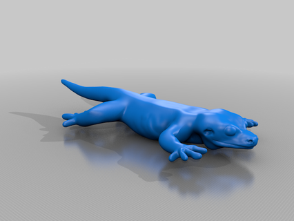 gargoyle gecko pet reptile toy animals creatures art 3d print model - Mito3D
