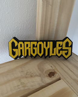 Gargoyles logo çeşitli 3d print model - Mito3D
