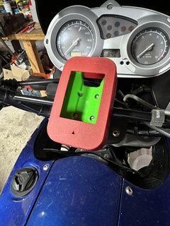 garim etrex toque motocicleta montar garmin aventuras navegación GPS 3d print model - Mito3D
