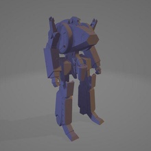 Girlande Kunst Docht Robotech Roboter Megazon 3d print model - Mito3D