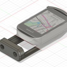 garmin 530 830 aéro soutien titulaire bicyclette GPS 3d print model - Mito3D