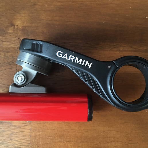 Garmin aero adattatore gadget montare bicicletta gopro 3D print model - Mito3D