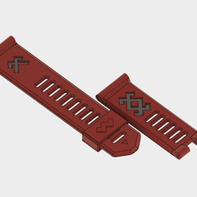 garmin fenix3 braccialetto - lettone simboli moda accessori watch band fenix 3 3d print model - Mito3D