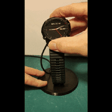 garmin Fênix 6x cobrando ficar pé gadget doca estação relógio inteligente Esportes carregador base ajustável chave catraca 3d print model - Mito3D