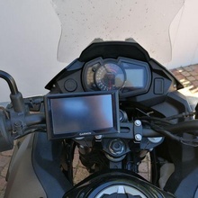 garmin gps motorcycle mount action camera fittings gadget gopro bracket holder 3d print model - Mito3D