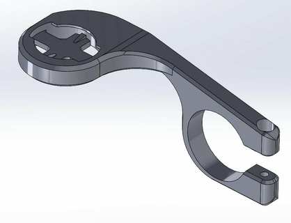 garmin navegación soporte tornillo bicicleta 3d print model - Mito3D