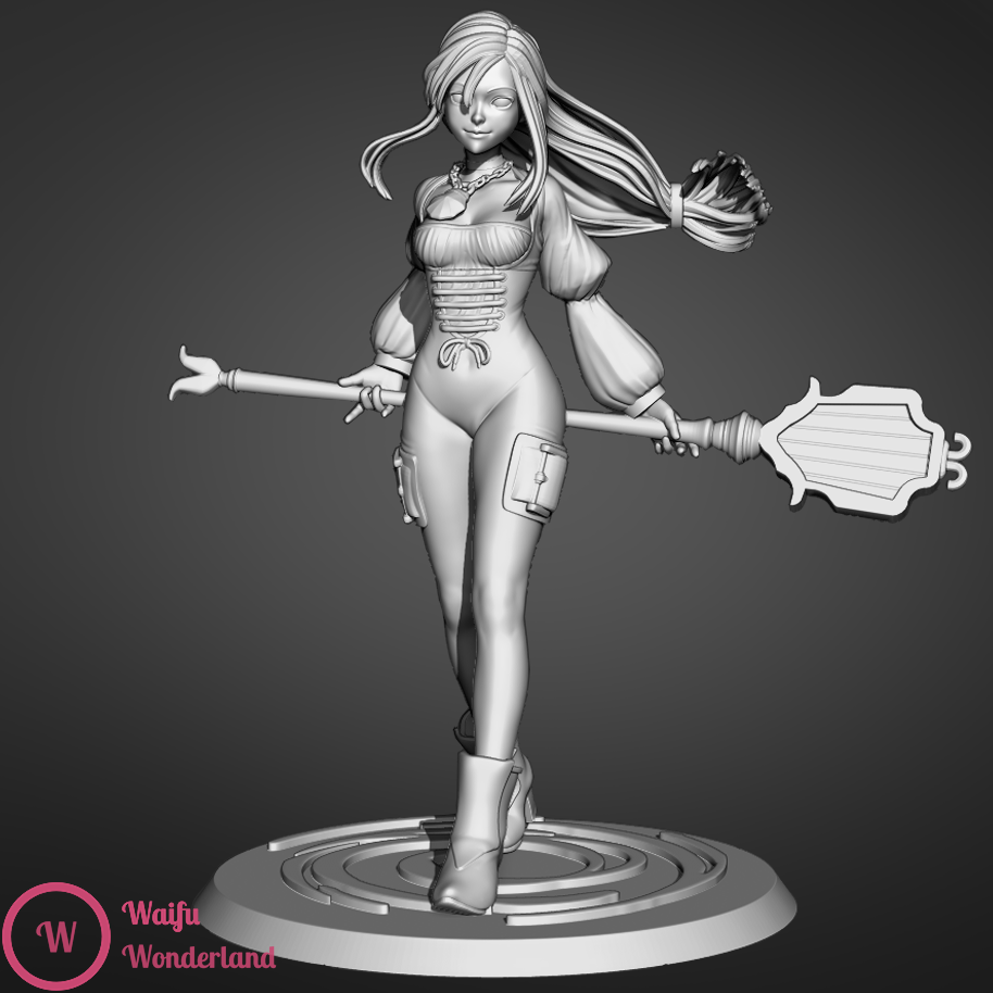 granato alexandros xvii waifu statua finale fantasia arte anime figurina 3D print model - Mito3D