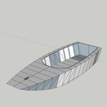 garvey 15 architecture boat 3d print model - Mito3D