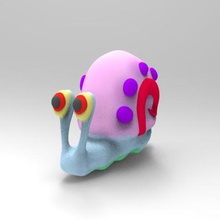 gary el caracol juego de juguete la esponja bob patrick slug 3d print model - Mito3D