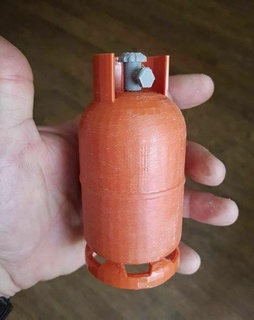 gas bottle valve crawle diorama bott rc crawling 3d scans scanning replicas 3d print model - Mito3D