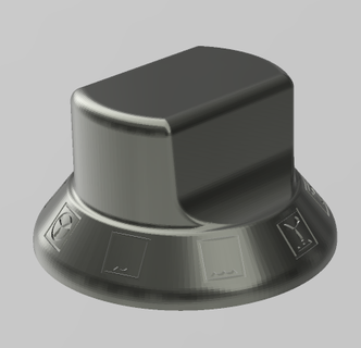 gas button sauter program button gas cooker  3d print model - Mito3D