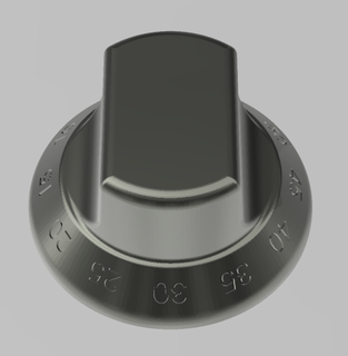 gas button timer sauter button gas cooker  3d print model - Mito3D