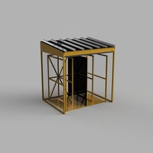 gas gabbia architettura struttura 3d print model - Mito3D