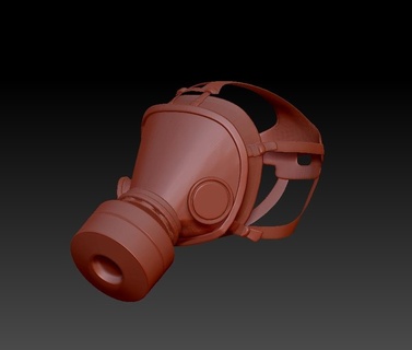 gas máscara mascota protector respiratorio respiración quimicos 3d print model - Mito3D
