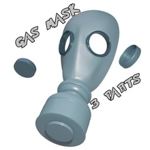 gaz masque soviétique Russie russe 3d print model - Mito3D