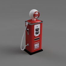 gas pump - cellphone charging cable holder gadget usb charger 3d print model - Mito3D