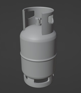 gas tank 3d print model - Mito3D