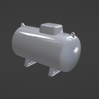 gas tanque dispersión terreno 3d print model - Mito3D