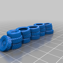 gaslands pneu murs post apocalyptic pneus Jeux 3d print model - Mito3D