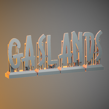 gaslands sign game car apocalypse dystopia gaming terrain skirmish 3d print model - Mito3D