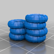 gaslands tire piles tool miniwargaming tabletop gaming wargames wargaming 3d printing 3d print model - Mito3D
