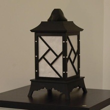 gate - japanese toro accent lantern light lighting minimal asian home decor japan zen incense modern 3d print model - Mito3D