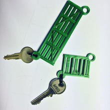 gate key-fobs various 3d print model - Mito3D