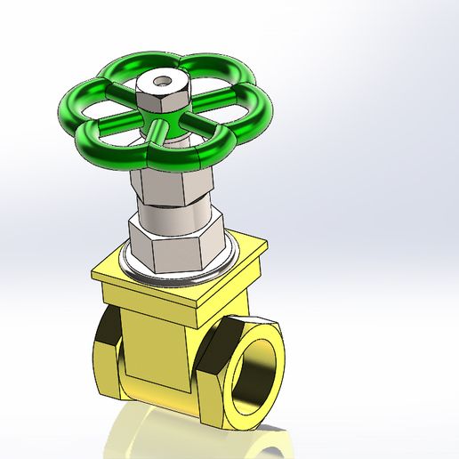 gate valve tool build 3d modeling render 3D print model - Mito3D