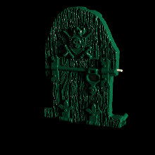 portões Caveira cinza castelo portão porta vintage motu he man homem universo mestres 3d print model - Mito3D