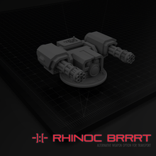 gatling Razorback gioco warhammer marino 40k Armi armatura rinoceronte arma grigio cavalieri inquisizione 3d print model - Mito3D