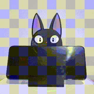gato jiji cellula Telefono supporto kiki consegna servizio consegne strega gatto anime kikis 3d print model - Mito3D